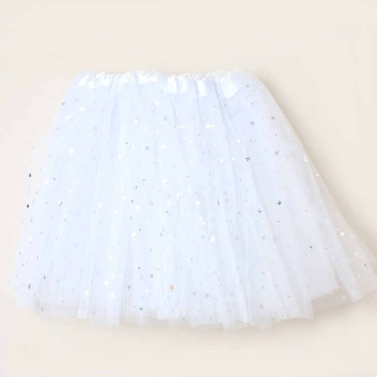 Picture of 5035 CHILD SIZE WHITE NET TUTU WAISTBAND 10-28